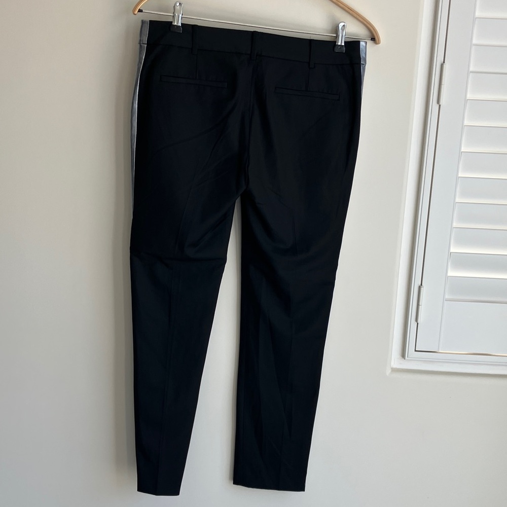 ELIZABETH AND JAMES Winston Tuxedo Pants Black w/Silver Stripe Women’s 8 NWT - Picture 5 of 11